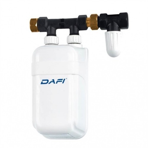 Dafi Durchlauferhitzer 7,5 Kilowatt unter der Spüle mit Druckanschluss