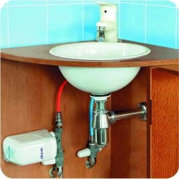 Dafi heater under sink