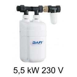Dafi water heater 5,5 kW 230 V - under sink - Electric Instantaneous Dafi water heater - with pipe connector