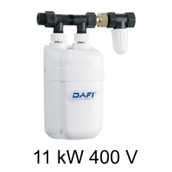 Dafi water heater 11 kW 400 V - under sink - Electric Instantaneous Dafi water heater - with pipe connector