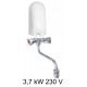 Calentador de agua DAFI de 3.7 kW 230 V (monofásico) con batería de metal 135 mm