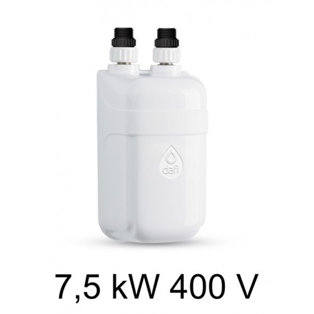 Water Heater DAFI 7,5 KW with anschlußgruppe and shut off valve 