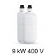 Calentador de agua DAFI de 9 kW 400 V (bifásica) sin batería (solamente el elemento de calefacción)