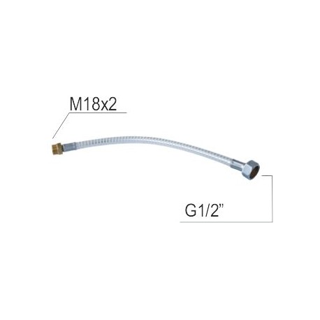 Reduction hose M18x2 to G1/2 "30 cm